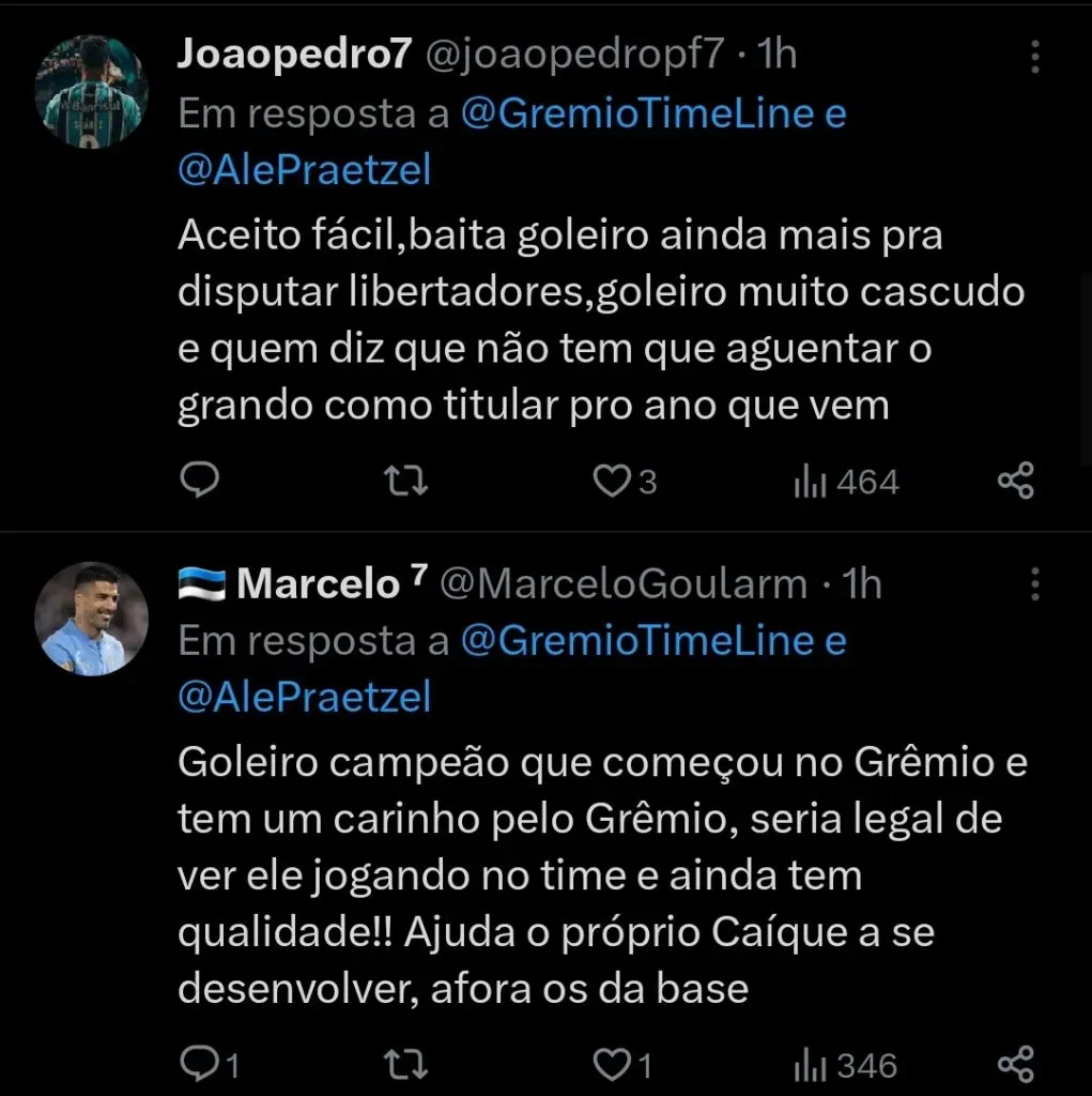 Repercussão via Twitter