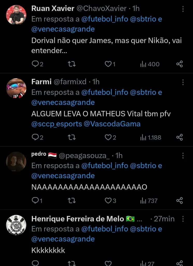 Repercussão via Twitter