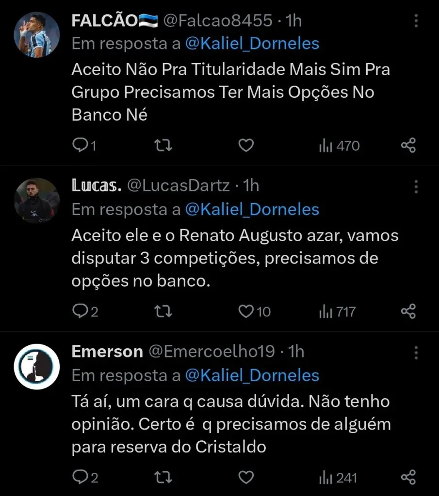 Repercussão via Twitter