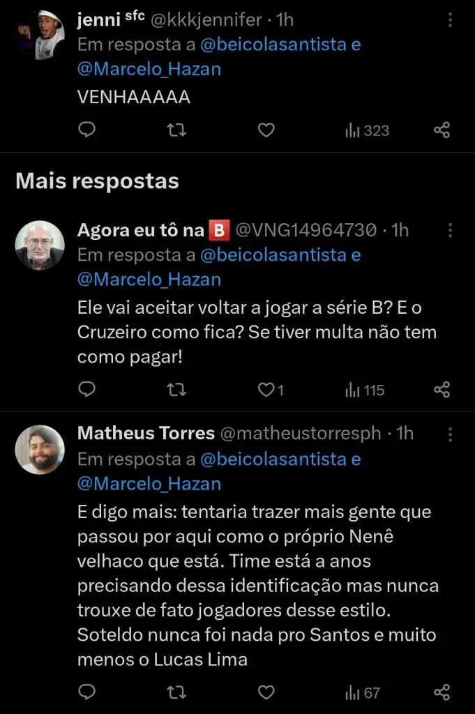 Repercussão via Twitter