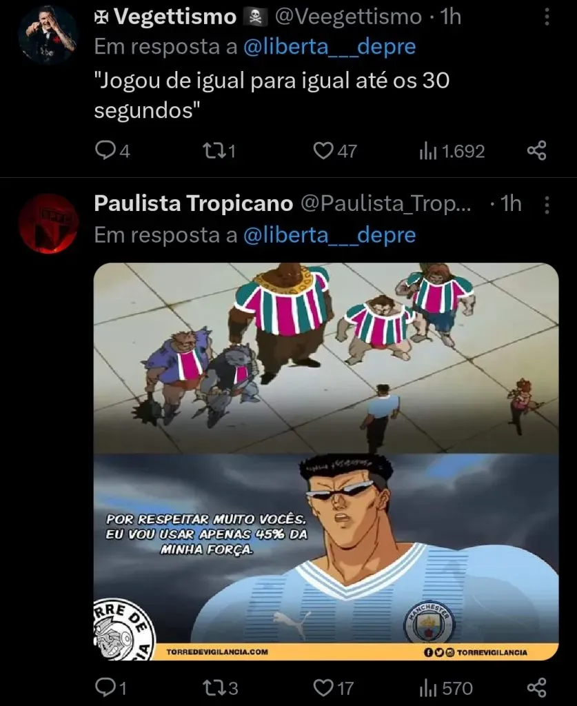 Repercussão via Twitter