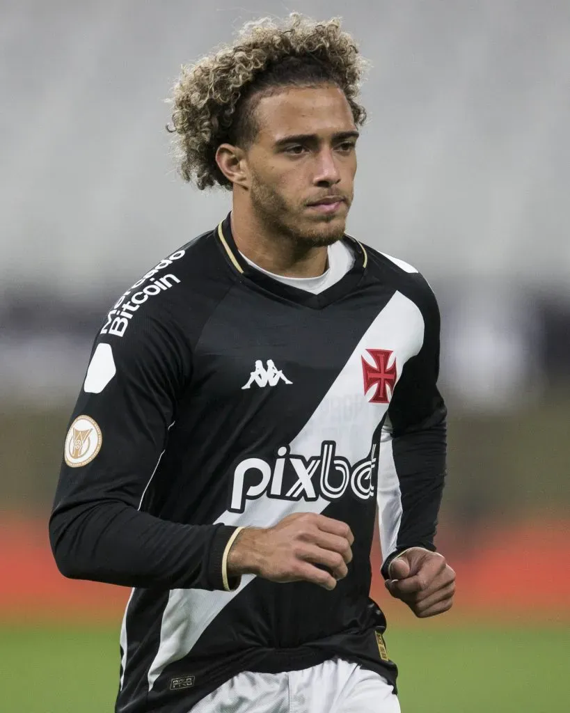 Figueiredo em lance da partida entre Vasco da Gama x Corinthians no Estadio de Itaquera em Sao Paulo em 29 de julho de 2023. Foto: Daniel RAMALHO/VASCO