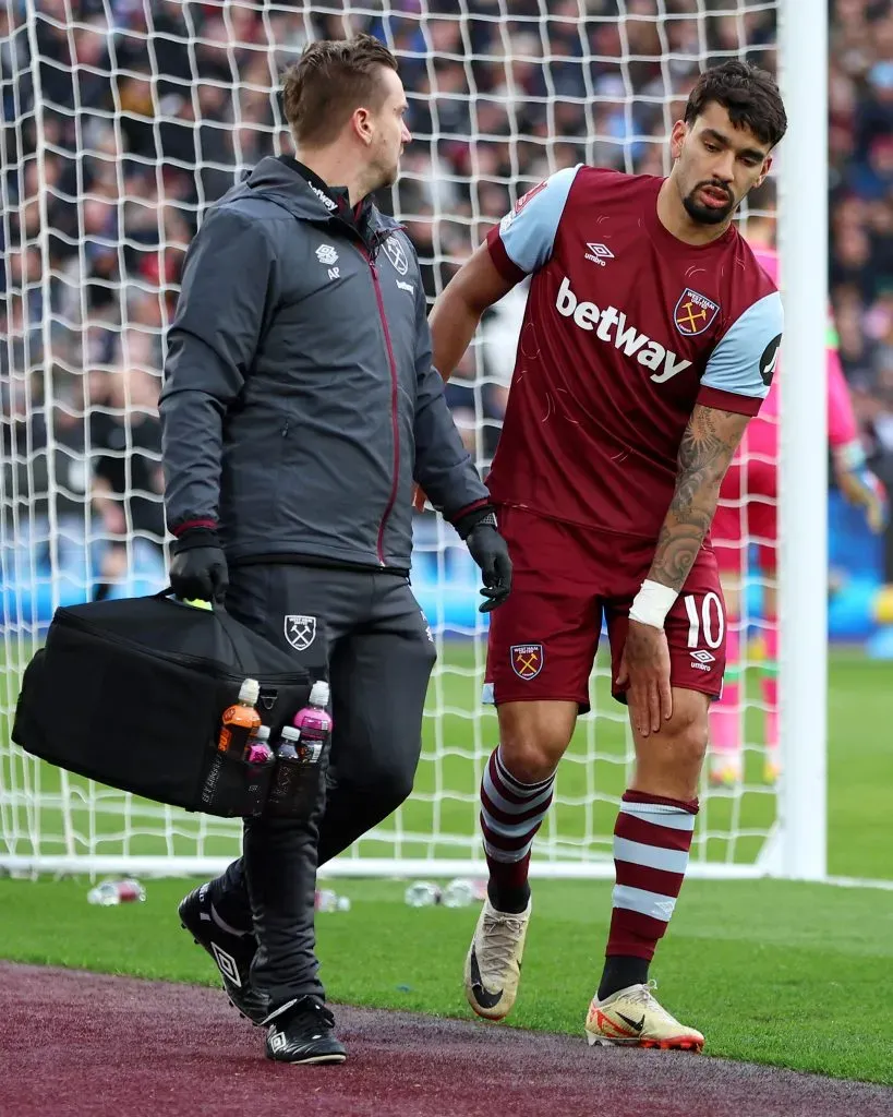 Lucas Paquetá ficará um tempo fora dos gramados. Foto: Richard Pelham/Getty Images