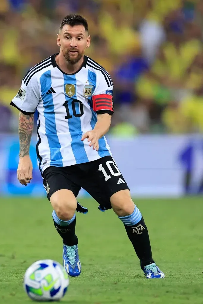 Messi em ação pela Argentina. Foto: Buda Mendes/Getty Images