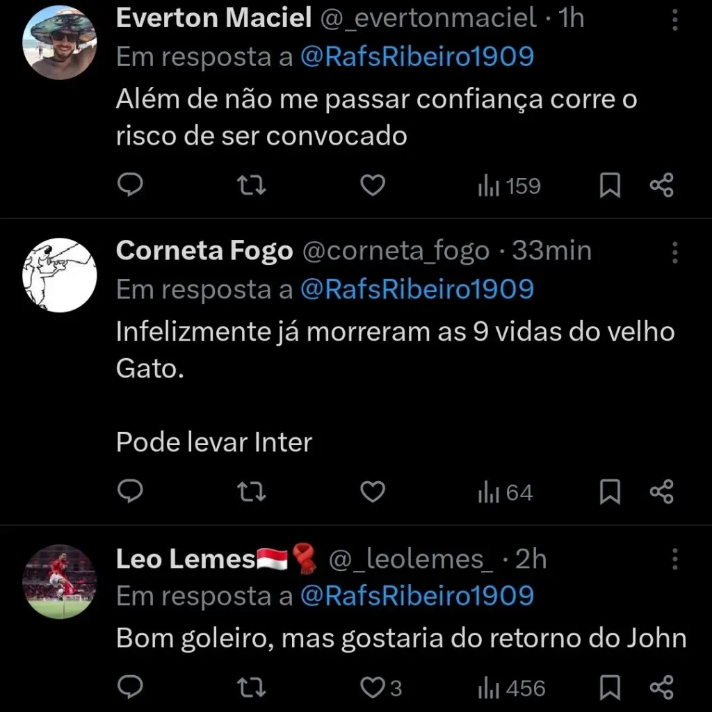 Repercussão via Twitter