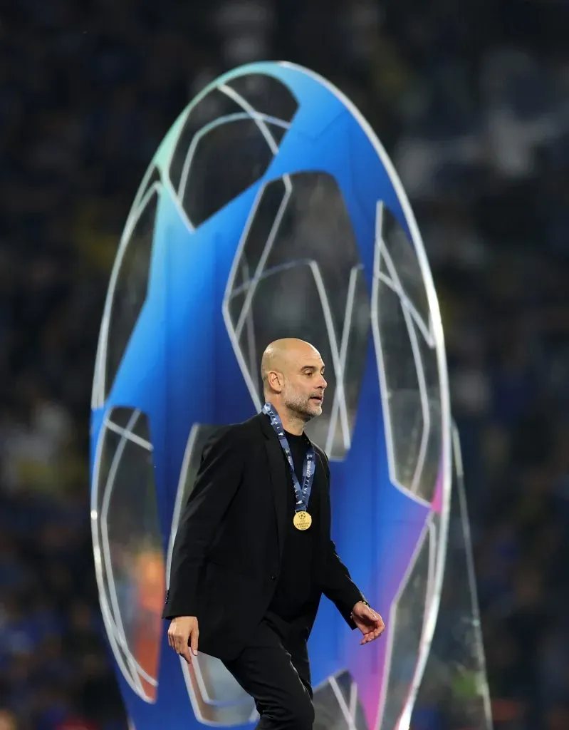 Técnico Guardiola venceu a Champions League com o City. Foto: Catherine Ivill/Getty Images