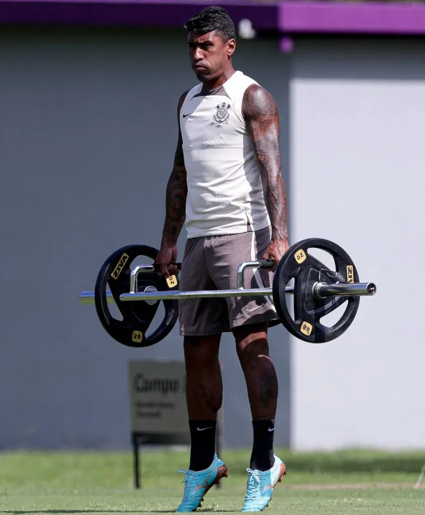 Paulinho | Foto: Rodrigo Coca/Agência Corinthians | Treino da manhã desta terça-feira (05/03/2024), no CT Dr. Joaquim Grava. Na foto: Paulinho