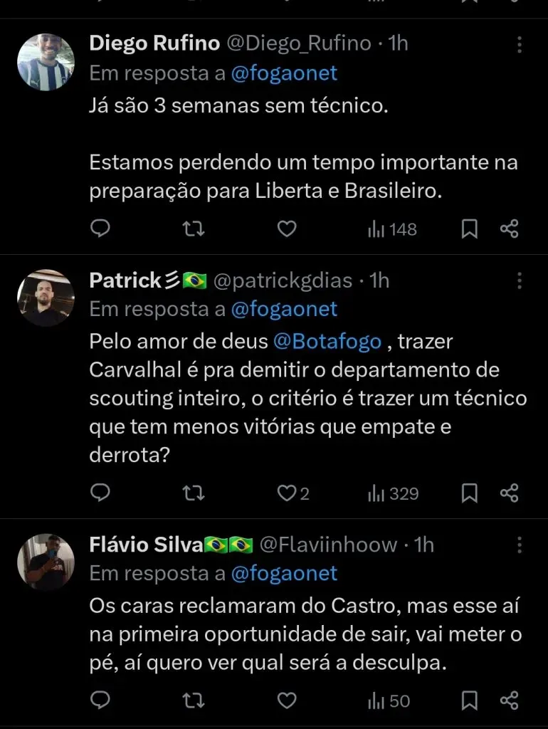 Repercussão via Twitter