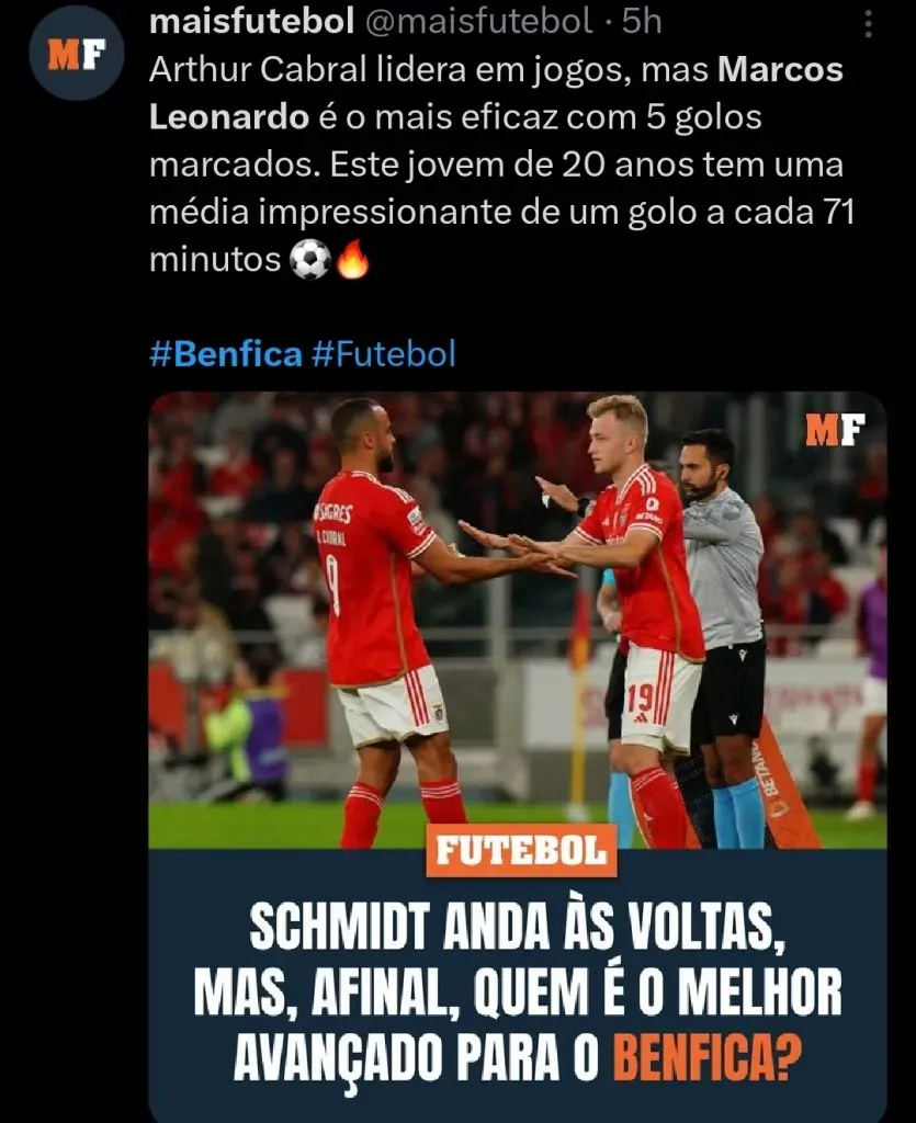 Repercussão via Twitter