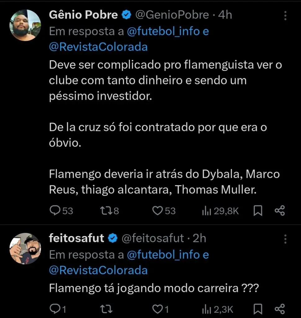 Repercussão via Twitter