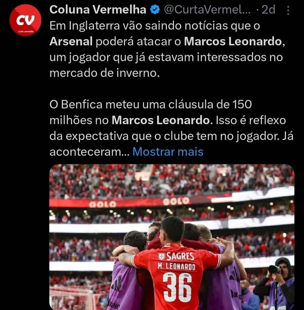 Repercussão via Twitter