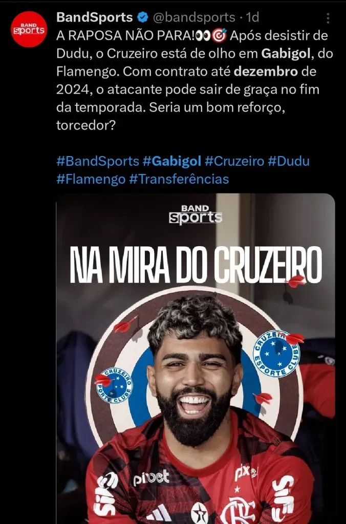 Repercussão via Twitter