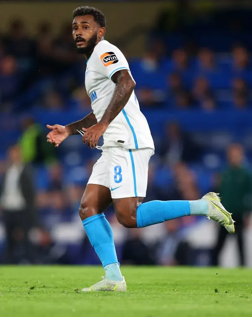 Wendel em ação pelo Zenit. (Photo by Catherine Ivill/Getty Images)