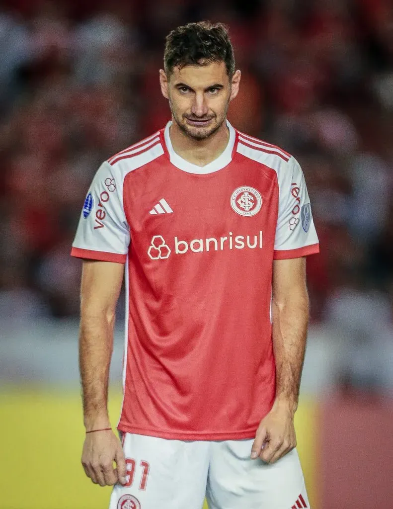 Lucas Alario, jogador do Internacional que o Corinthians possui interesse. Foto: Giancarlo Santorum/AGIF