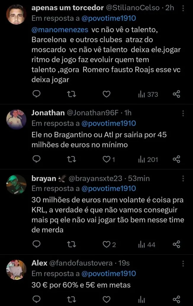 Repercussão via Twitter