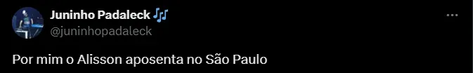 Torcedor do São Paulo. Foto: Reprodução/ Twitter