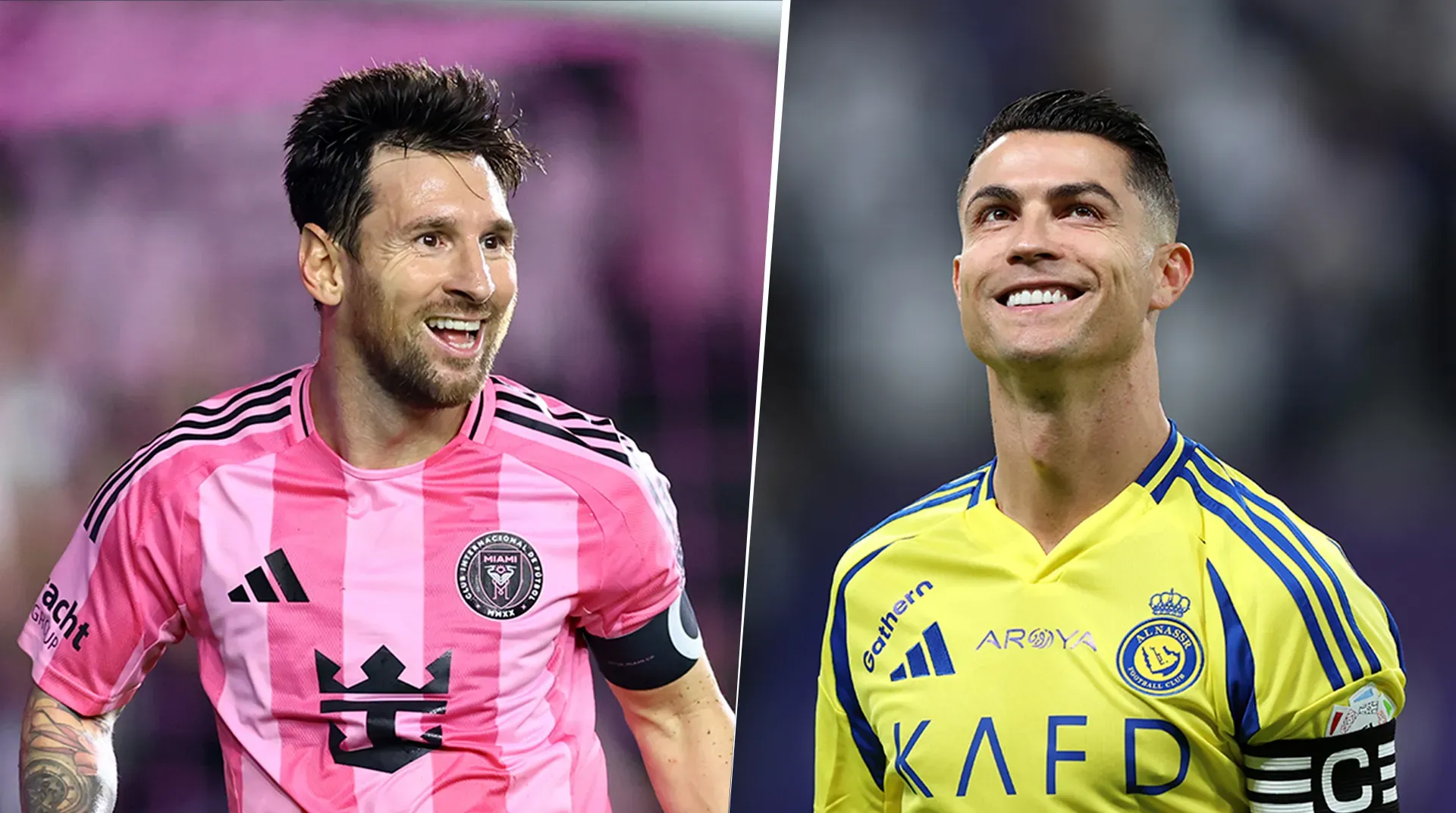 Lionel Messi y Cristiano Ronaldo, máximos goleadores de la historia.