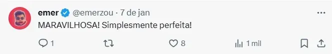Anitta é elogiada na web