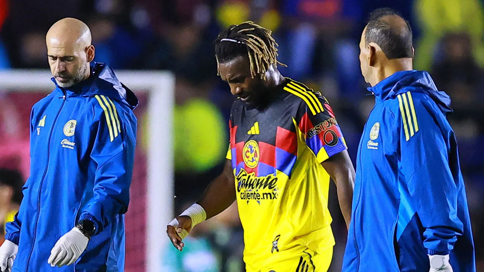 Así está Maximin después del golpe.