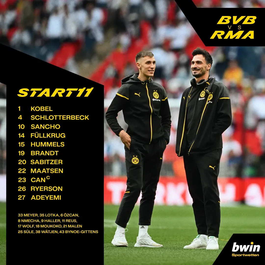 Foto: rede social X / Borussia Dortmund