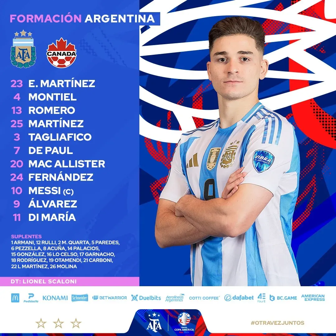 Foto: rede social X / Argentina.