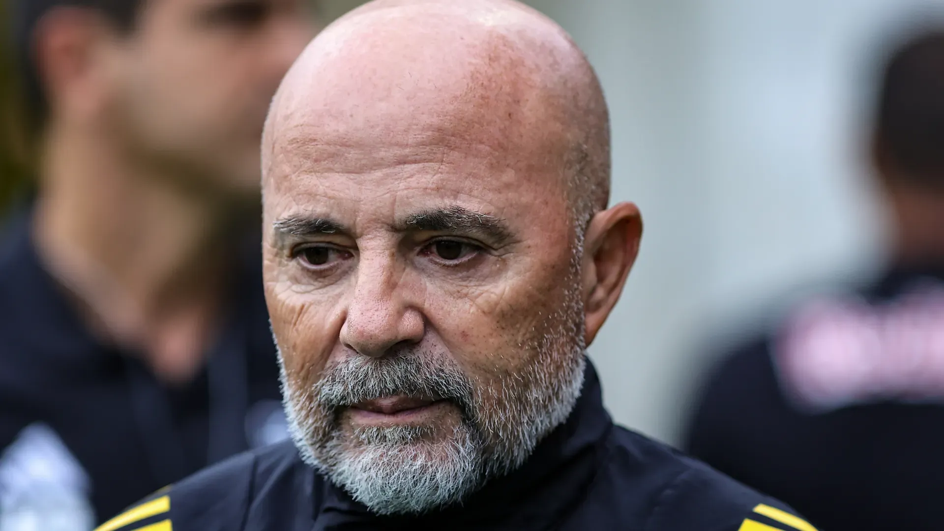 Sampaoli foi criticado por Felipe Melo após a decisão da Sul-Americana – Foto: Fabio Giannelli/AGIF