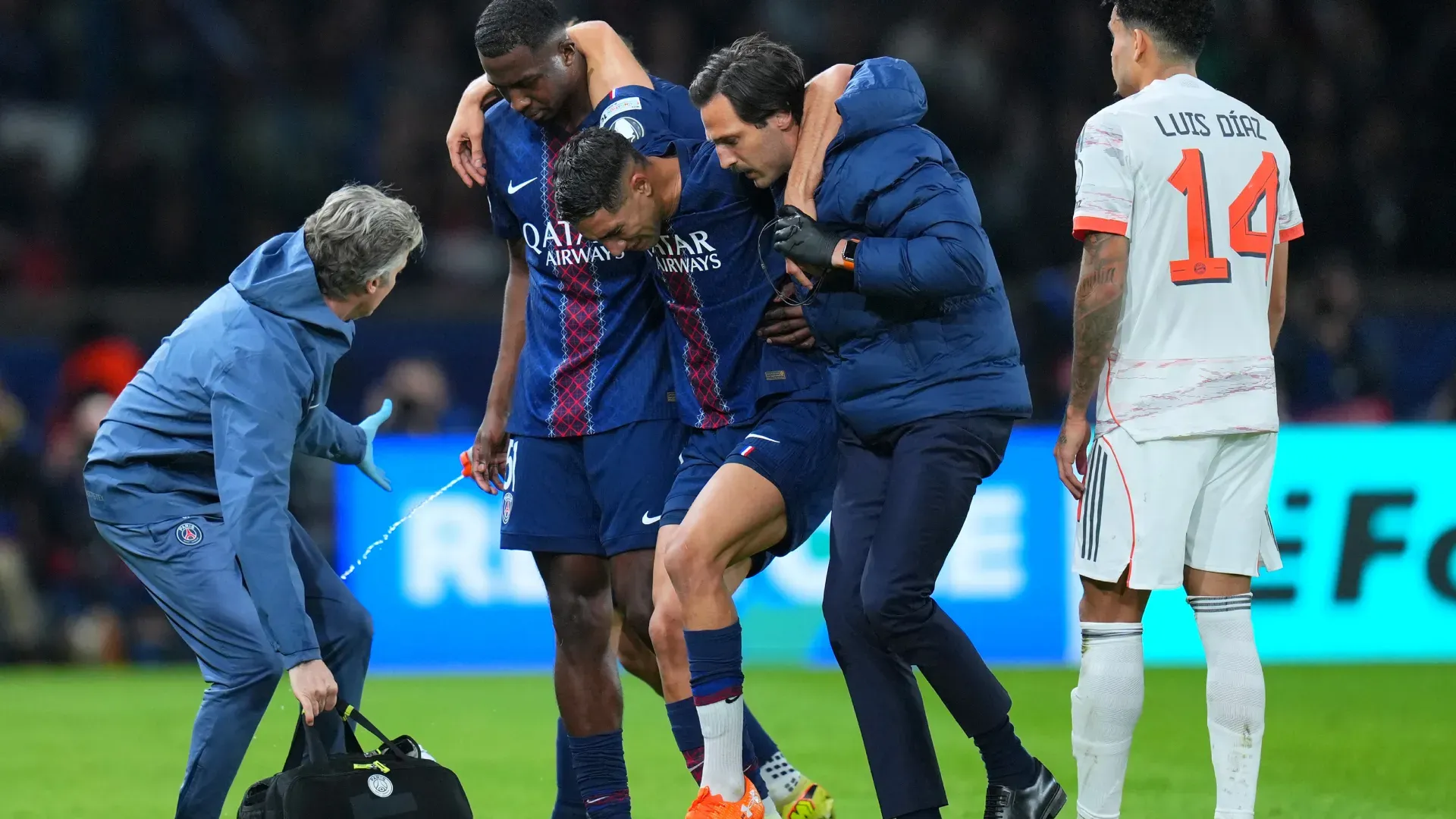 Hakimi irá desfalcar o PSG na final – Foto: Franco Arland/Getty Images