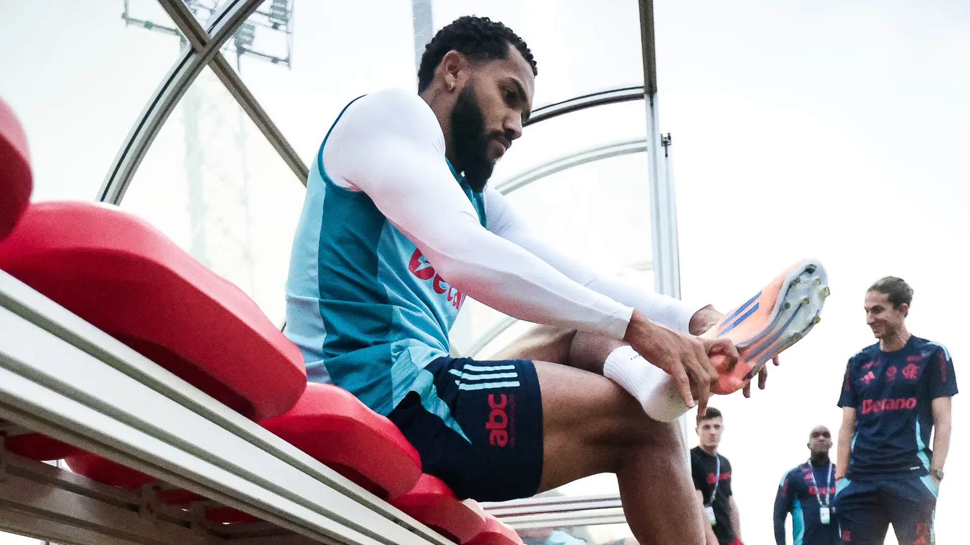 Juninho no Flamengo – Foto: Adriano Fontes/Flamengo