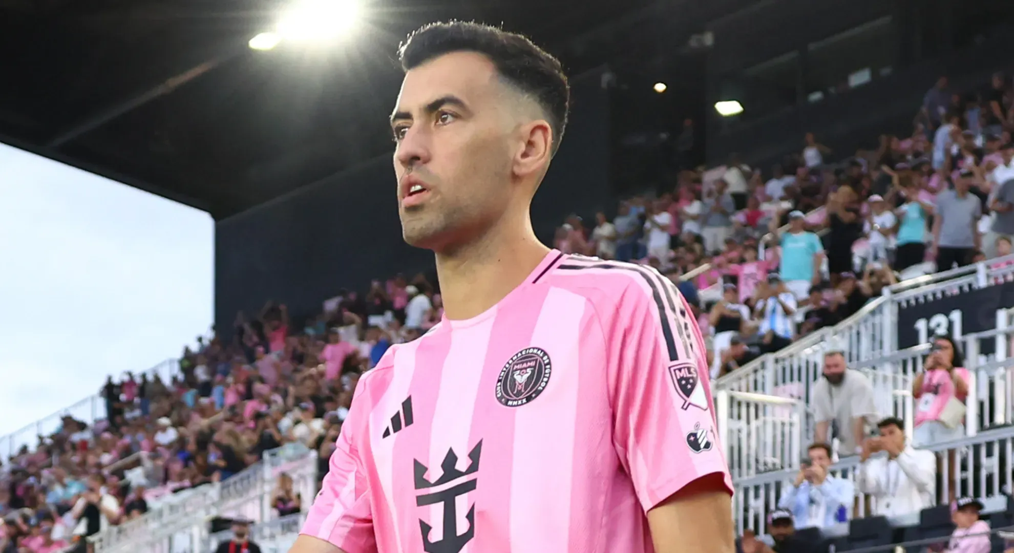 Sergio Busquets playing for Inter Miami