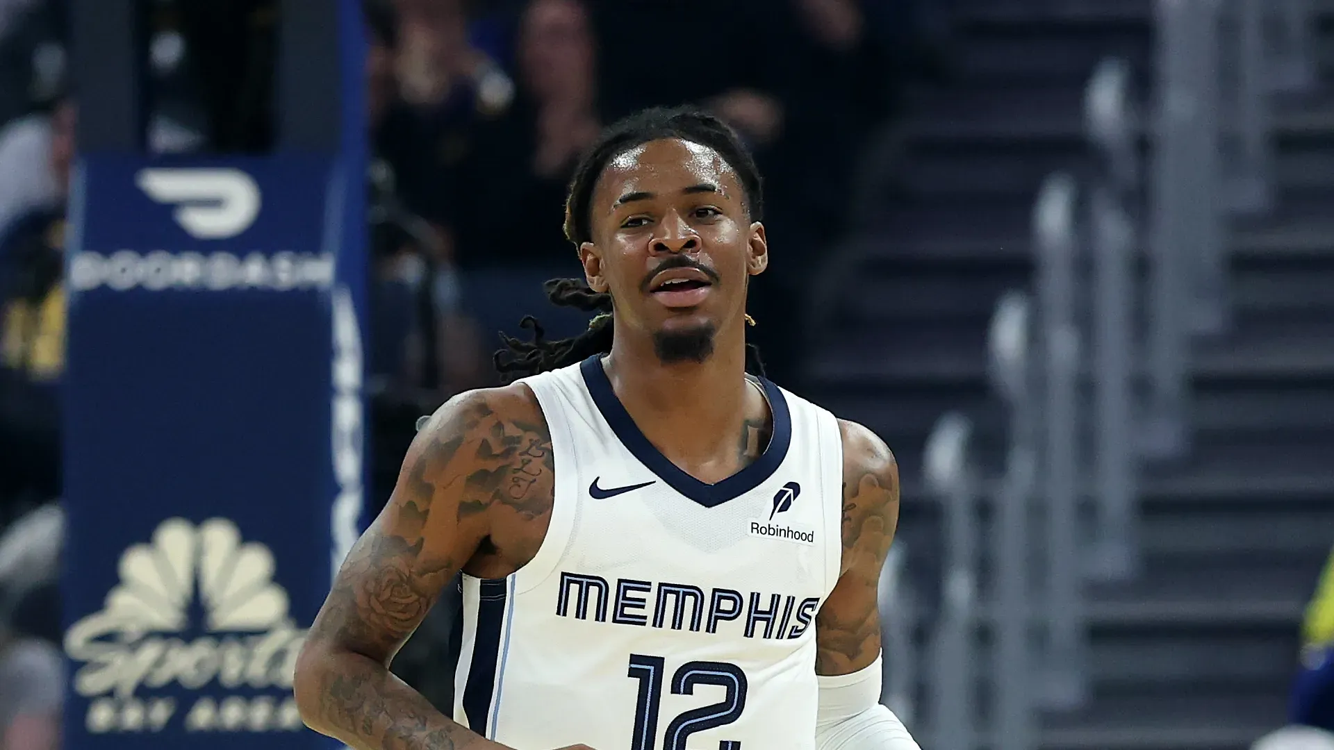Ja Morant #12 of the Memphis Grizzlies