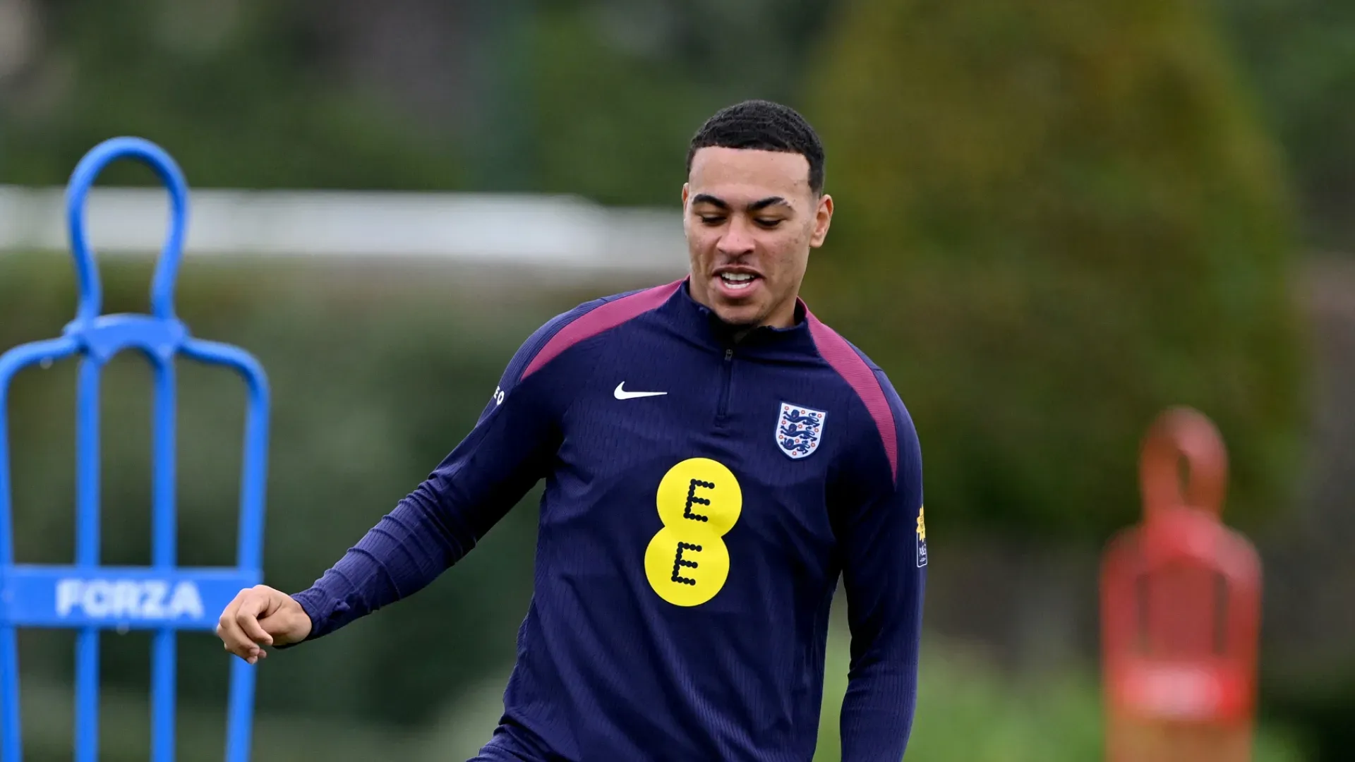 Morgan Rogers during one of England’s practices