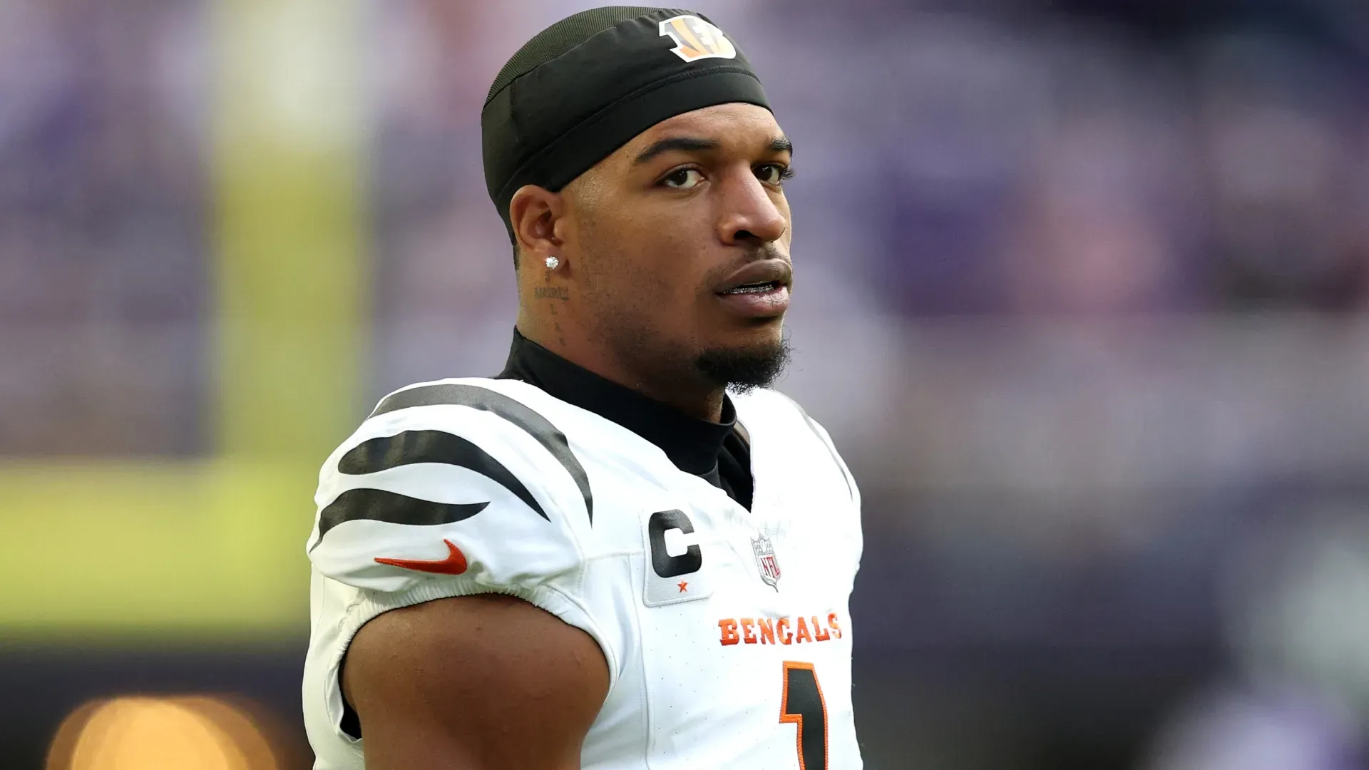 Ja'Marr Chase #1 of the Cincinnati Bengals.