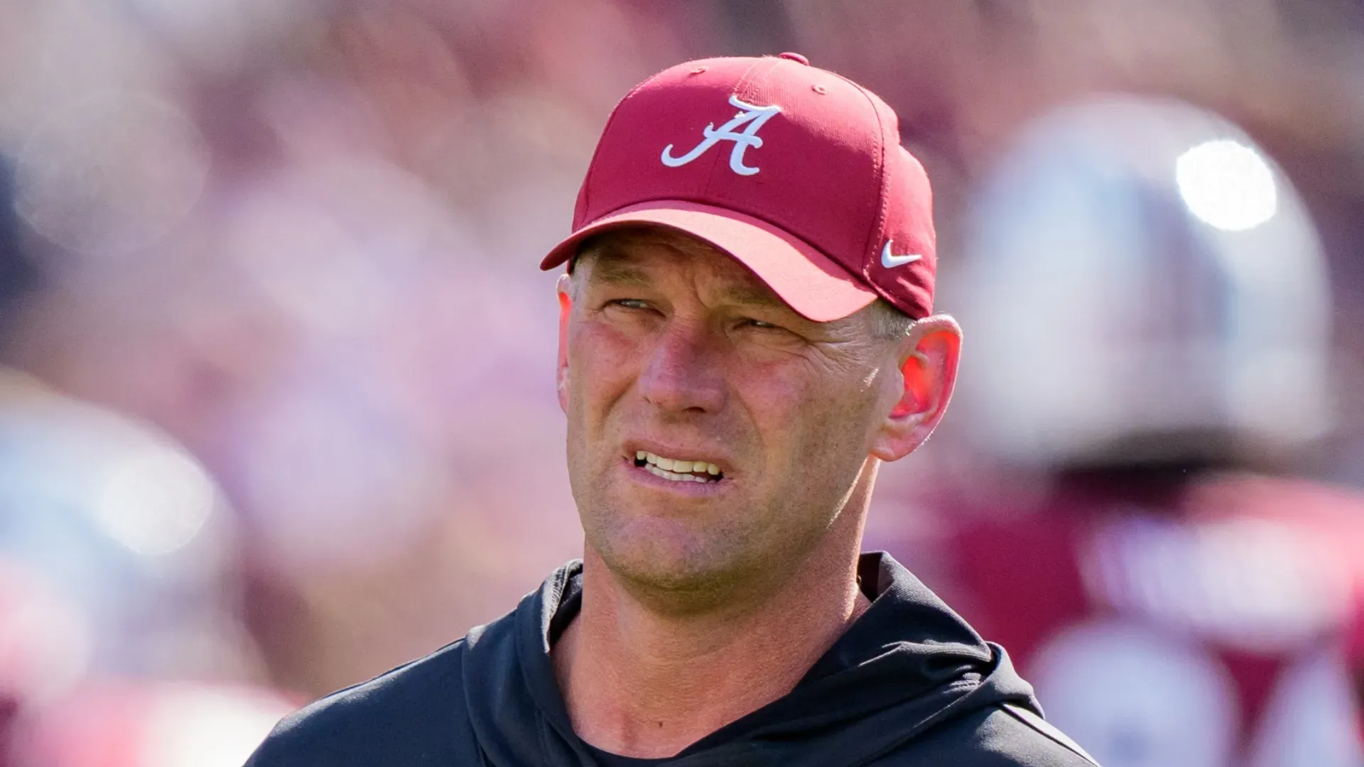 Kalen Deboer of the Alabama Crimson Tide