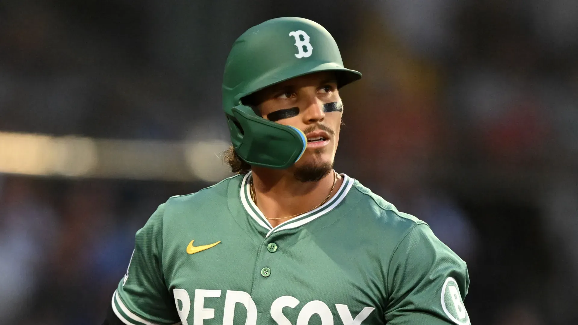 Jarren Duran of the Boston Red Sox has drawn interest from KC Royals