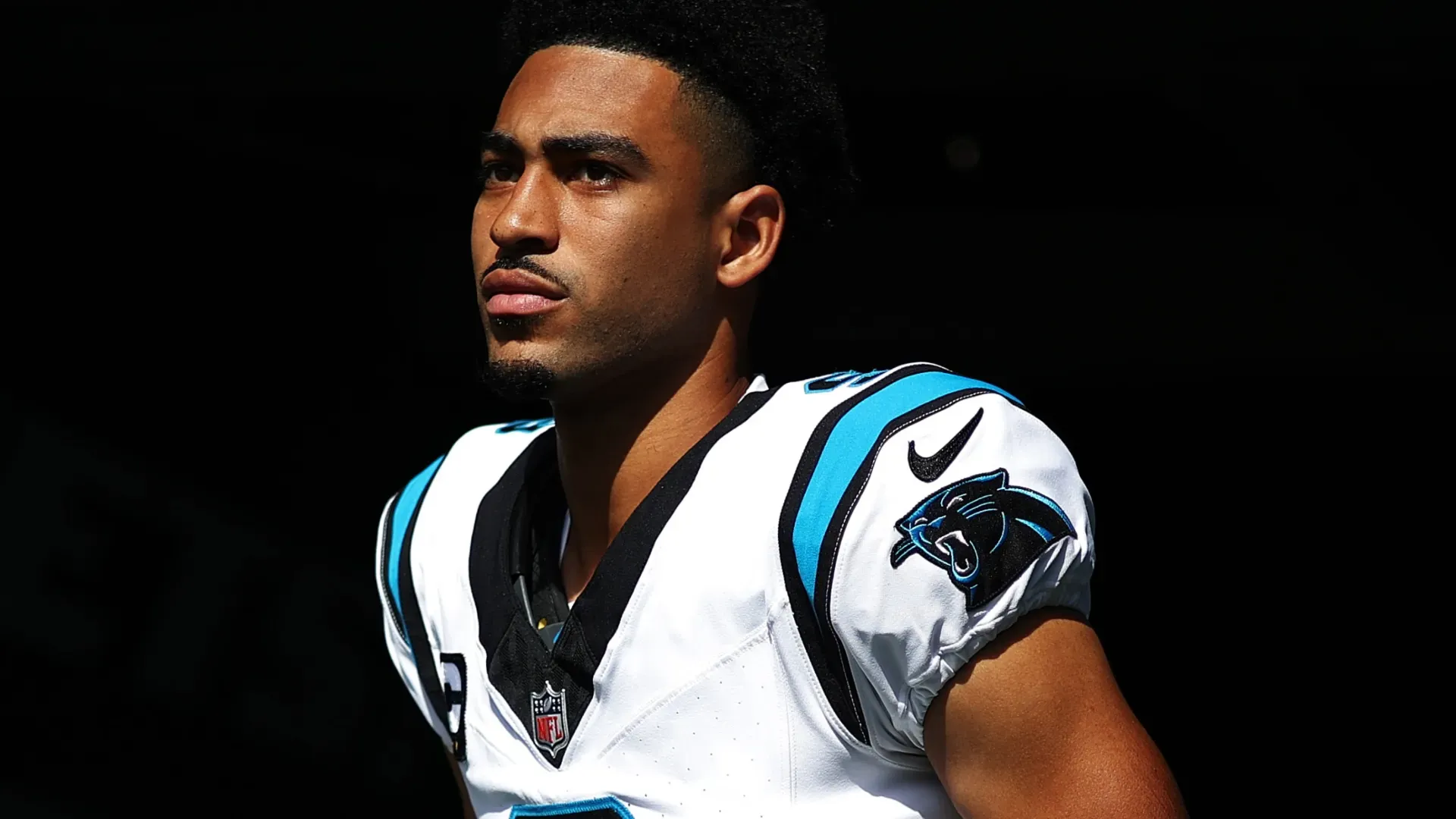 Bryce Young looks on