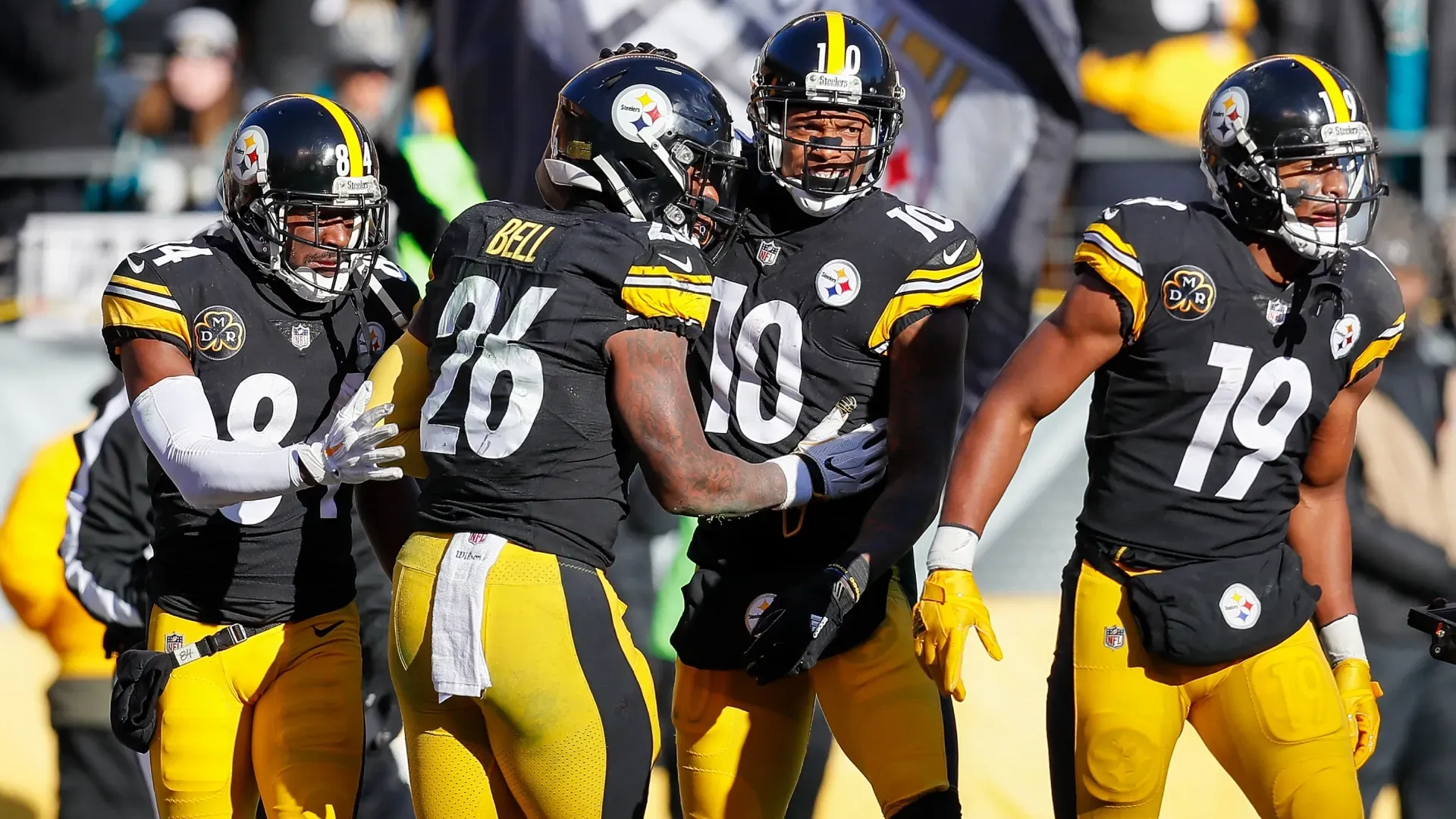Martavis Bryant #10 of the Pittsburgh Steelers in 2018 (Source: Kevin C. Cox/Getty Images)