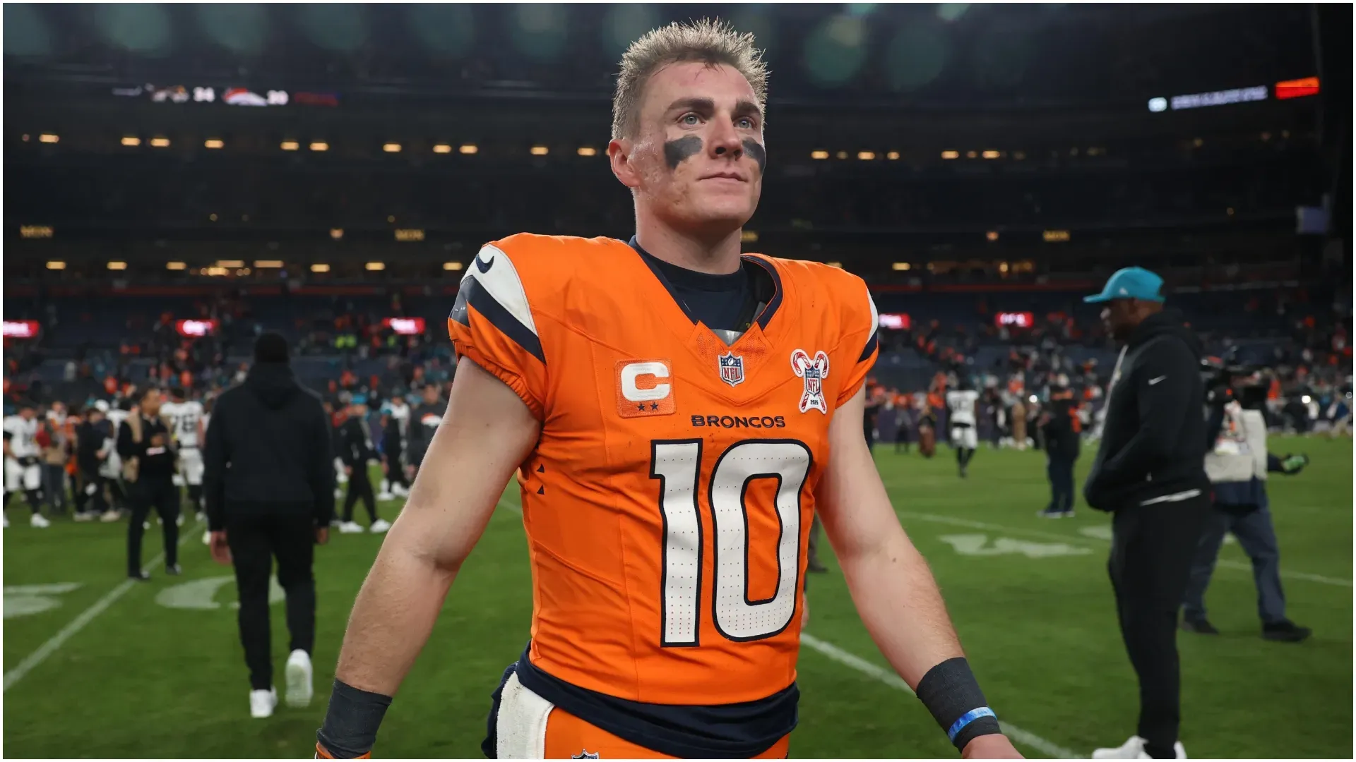 Bo Nix of the Denver Broncos – Matthew Stockman/Getty Images