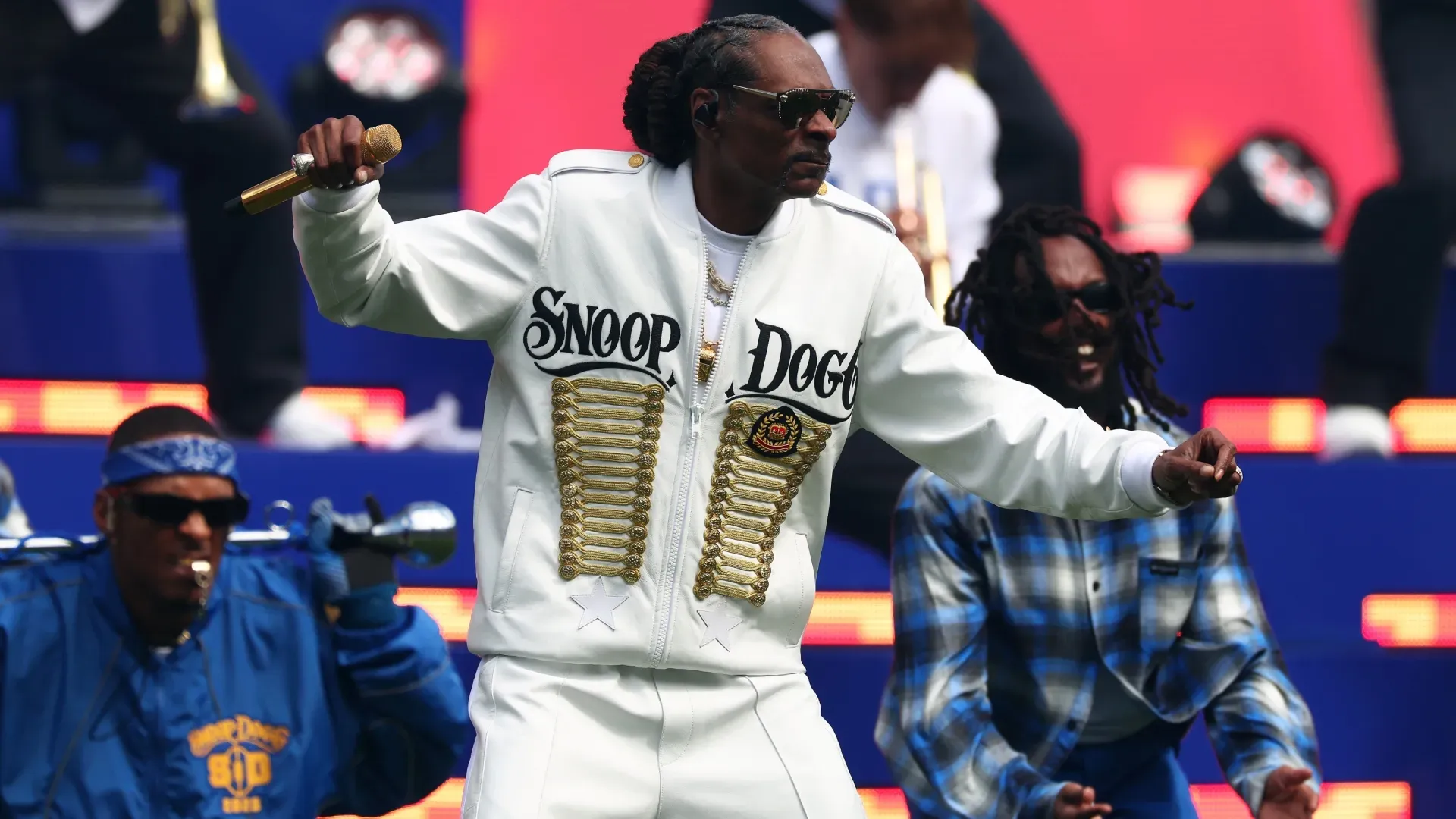 Snoop Dogg in 2025 (Source: Daniel Pockett/AFL Photos/via Getty Images)