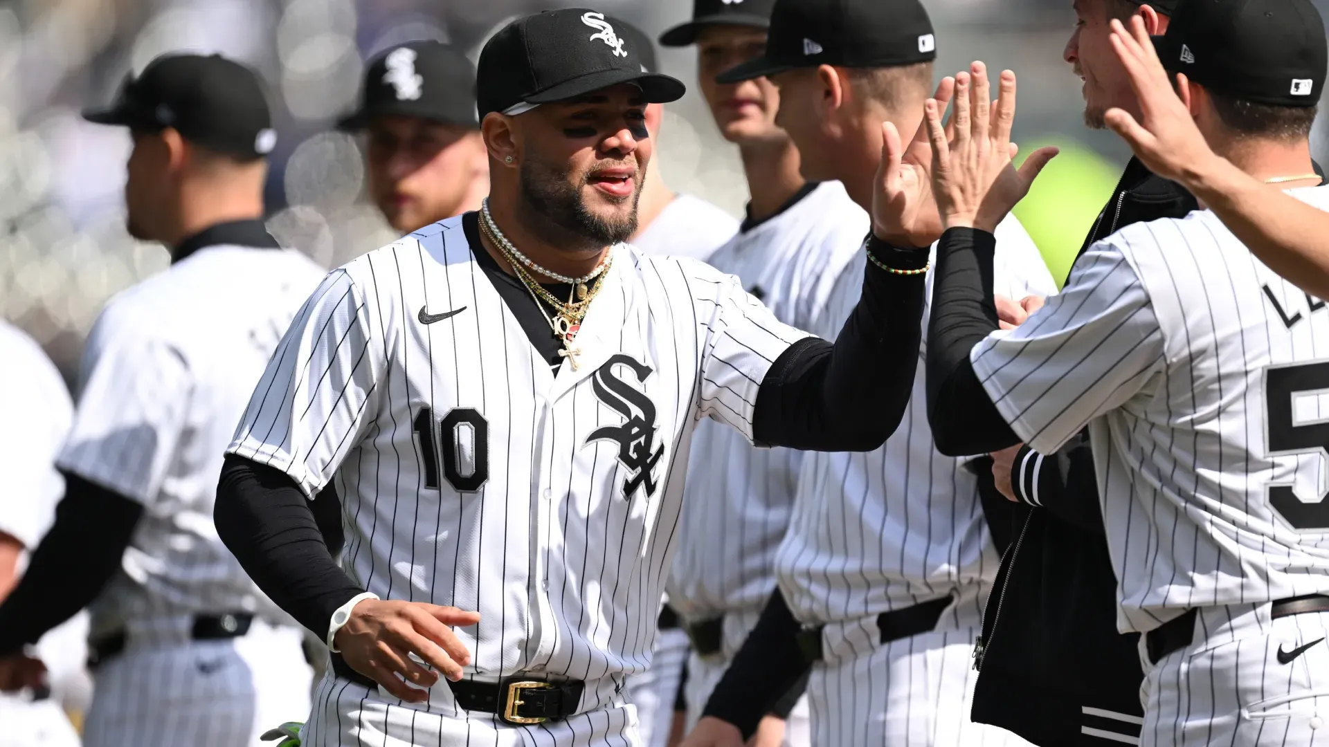 Yoan Moncada #10 of the Chicago White Sox (Source: Quinn Harris/Getty Images)