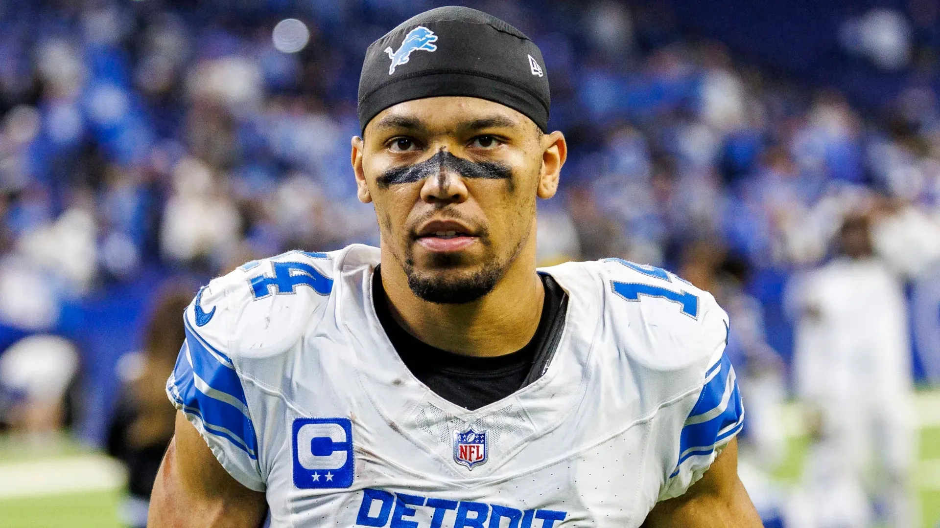 Detroit Lions wide receiver Amon-Ra St. Brown (14)