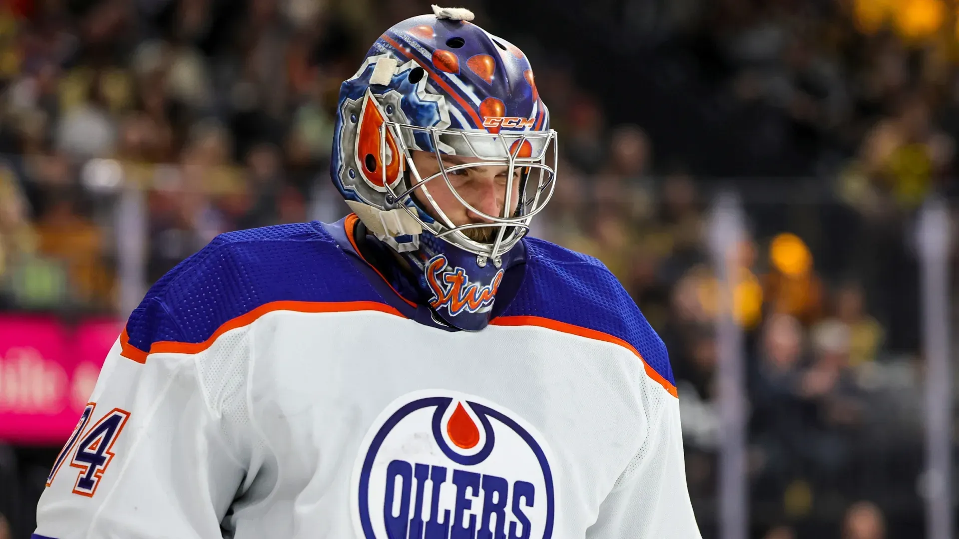 Stuart Skinner #74 of the Edmonton Oilers in 2023 (Source: Ethan Miller/Getty Images)