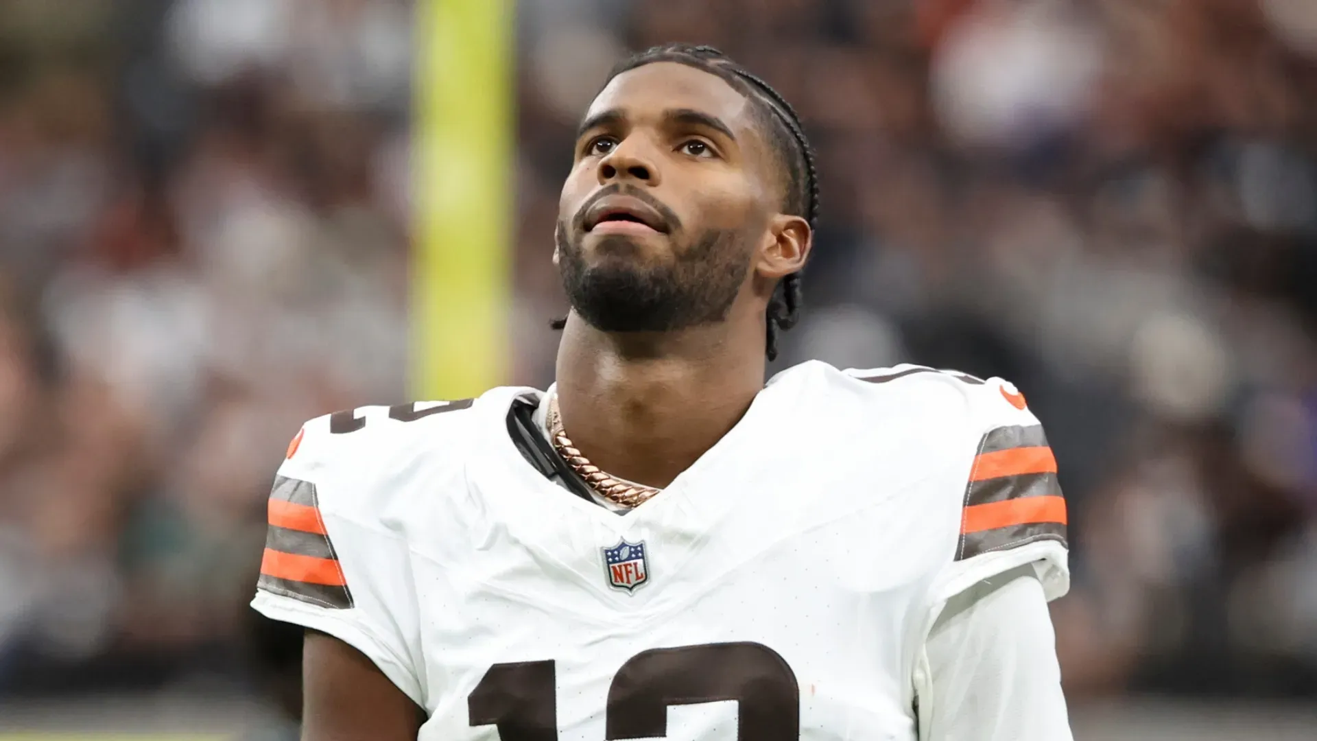 Shedeur Sanders after a game