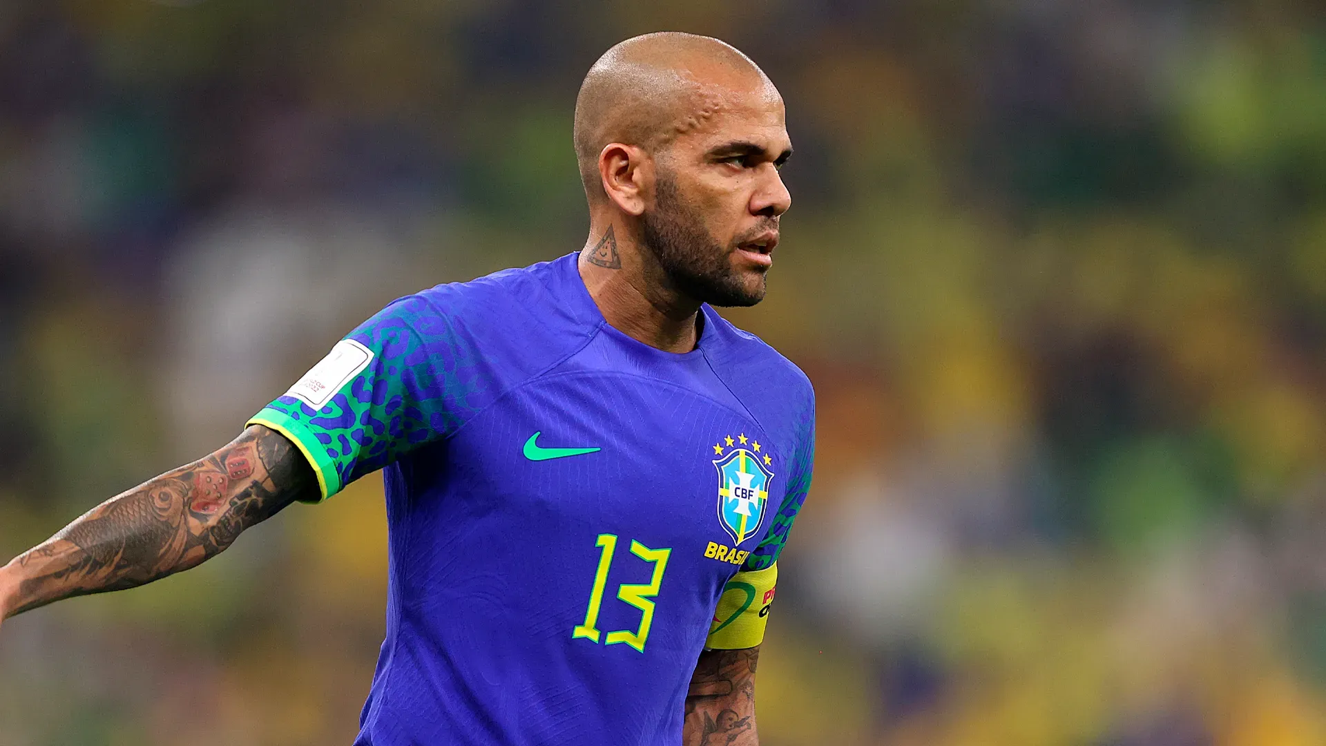 Dani Alves fue parte del último Mundial con Brasil 2022. (GETTY IMAGES)