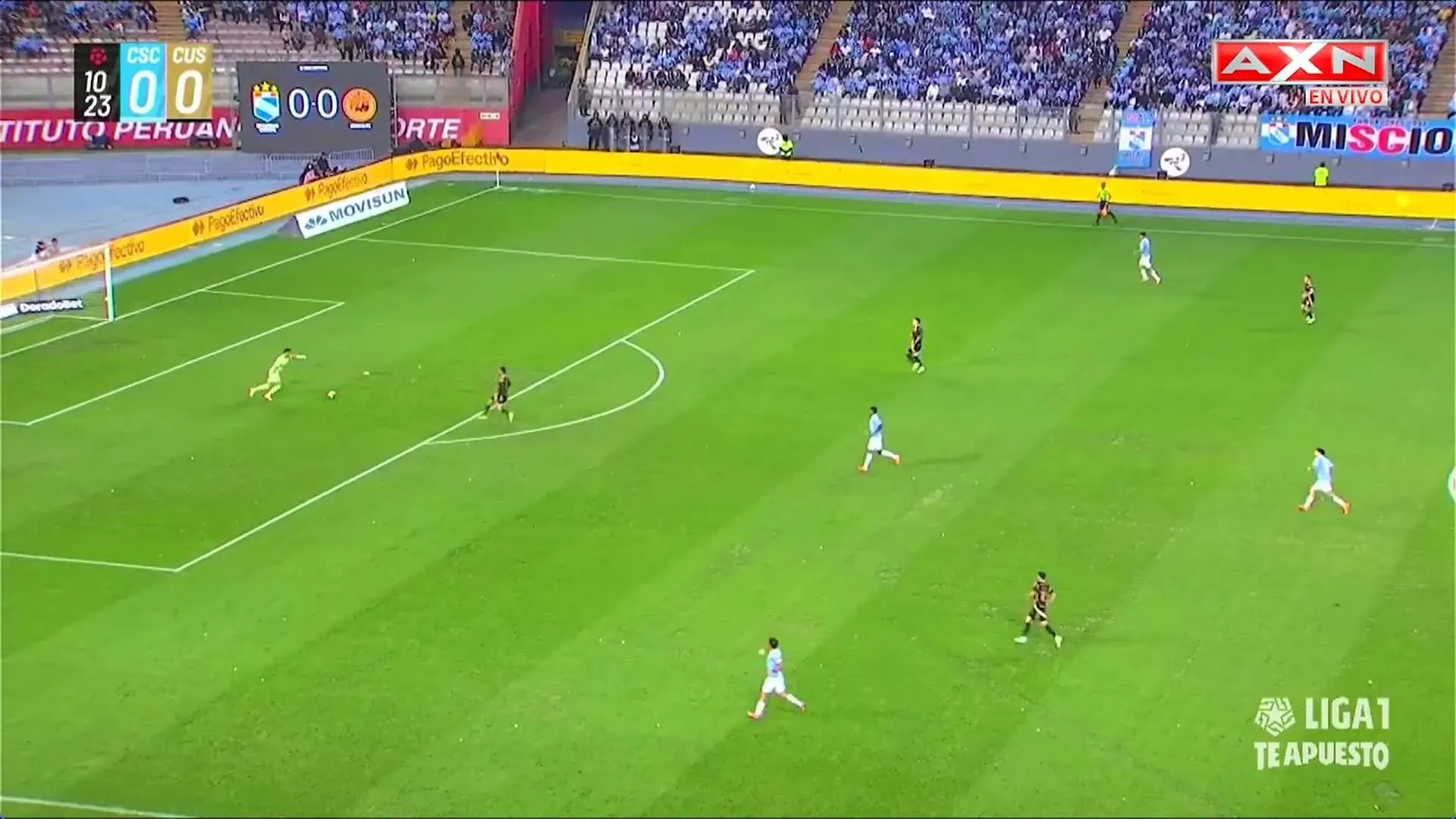 Césped del Nacional en el Cristal vs. Cusco.