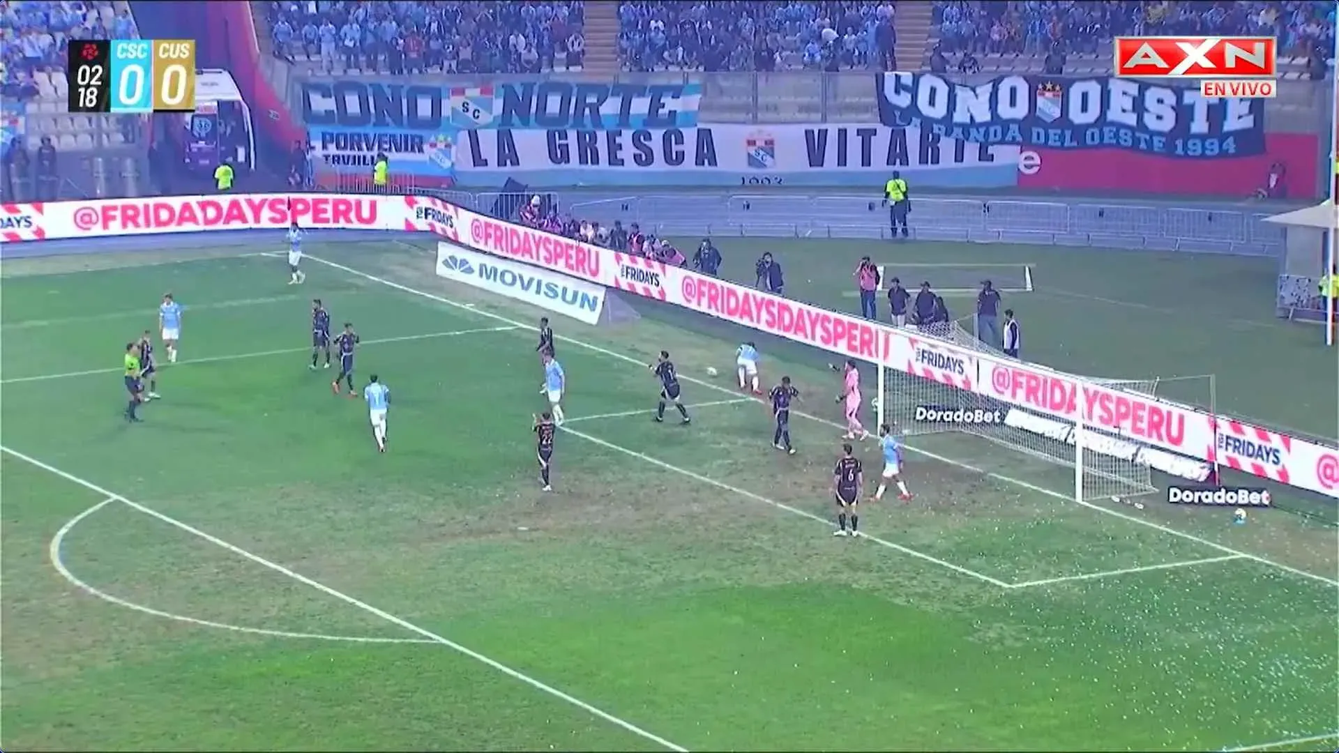 Césped Nacional en el Cristal vs. Cusco.