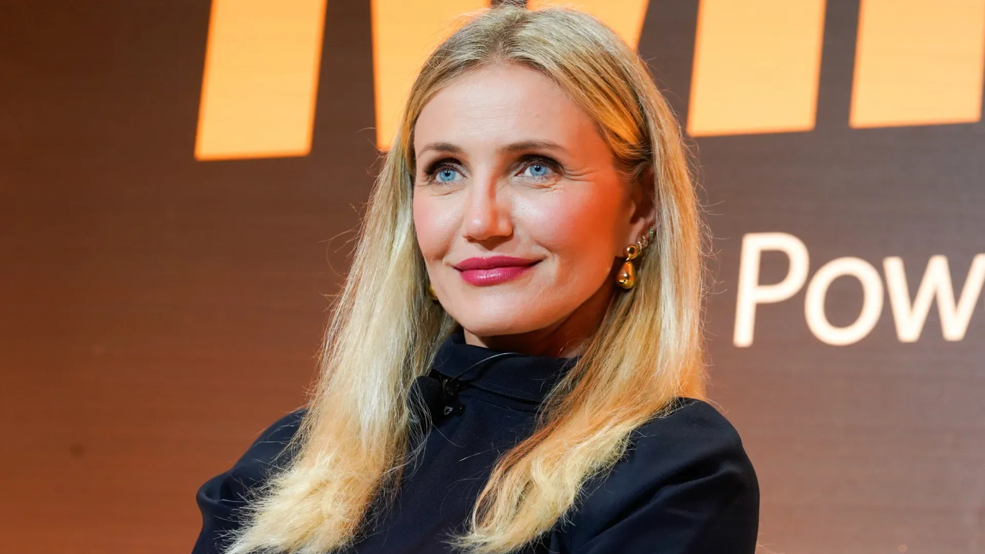 Cameron Diaz discussing her career evolutions and the launch of Avaline, a transparently produced organic wine brand at Fortune’s Most Powerful Women Summit 2024 at Ritz Carlton on October 14, 2024 in Laguna Niguel, California. (Photo by Presley Ann/Getty Images for Fortune’s Most Powerful Women Summit)