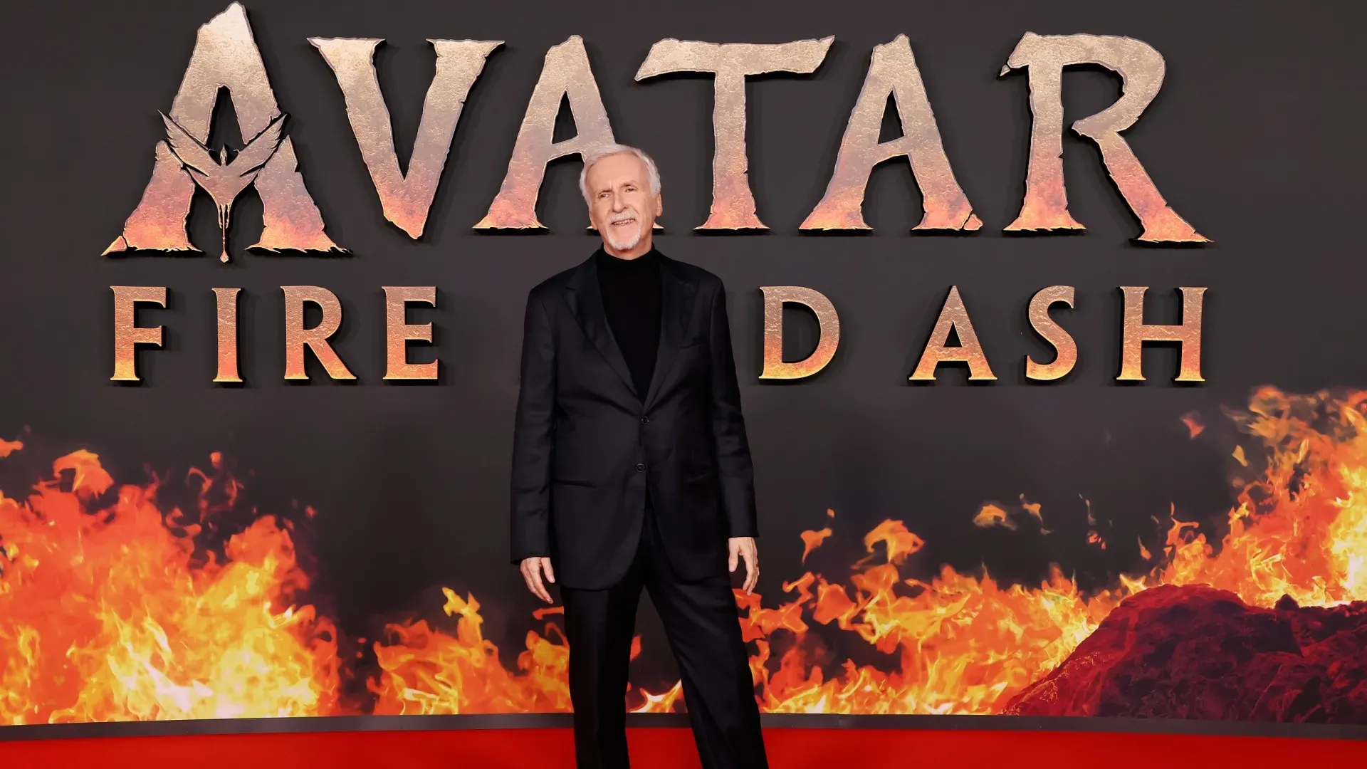 James Cameron attends the European Premiere of 20th Century Studios “Avatar: Fire and Ash” on December 05, 2025 in Boulogne-Billancourt, France. (Photo by Lyvans Boolaky/Getty Images for Disney)