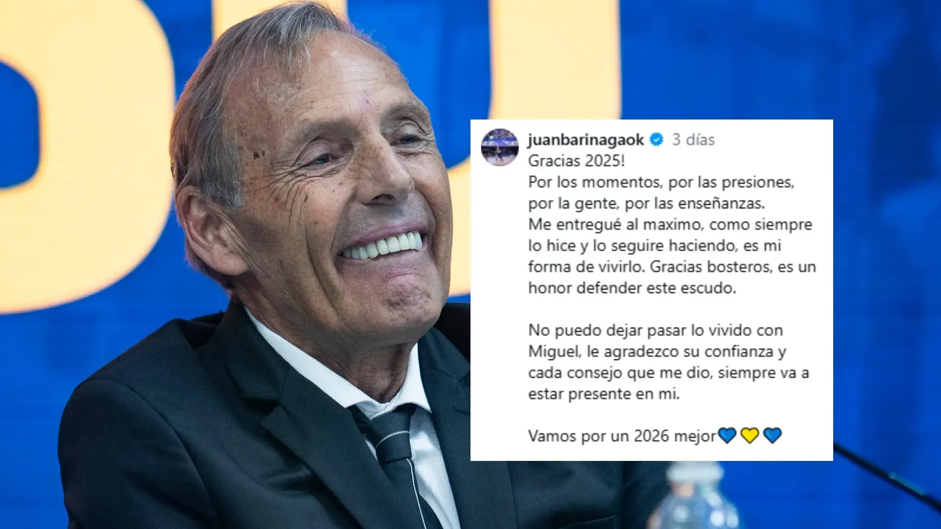 Barinaga dejó un mensaje para Russo en Instagram. (Getty)