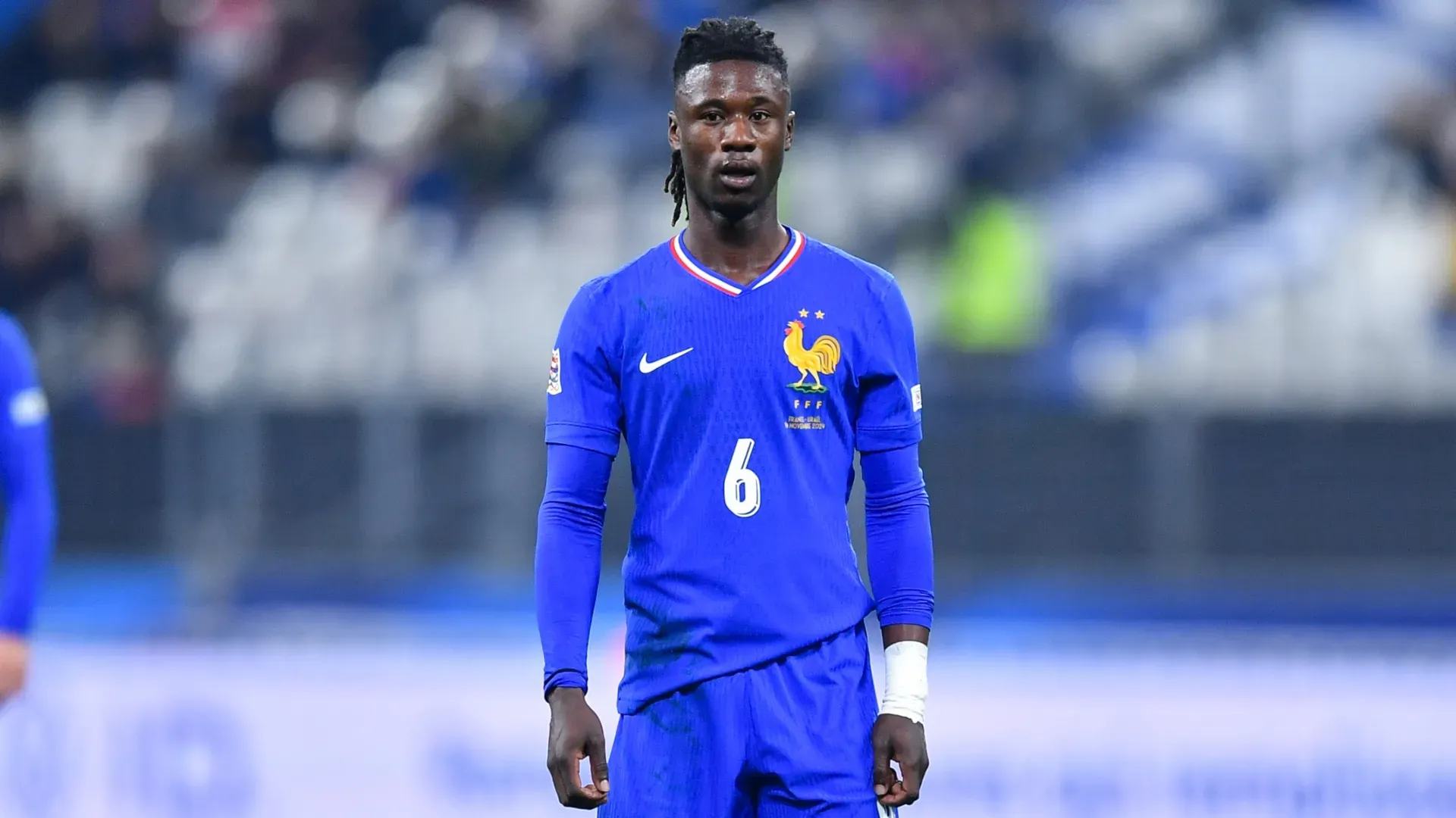 Eduardo Camavinga playing for France.