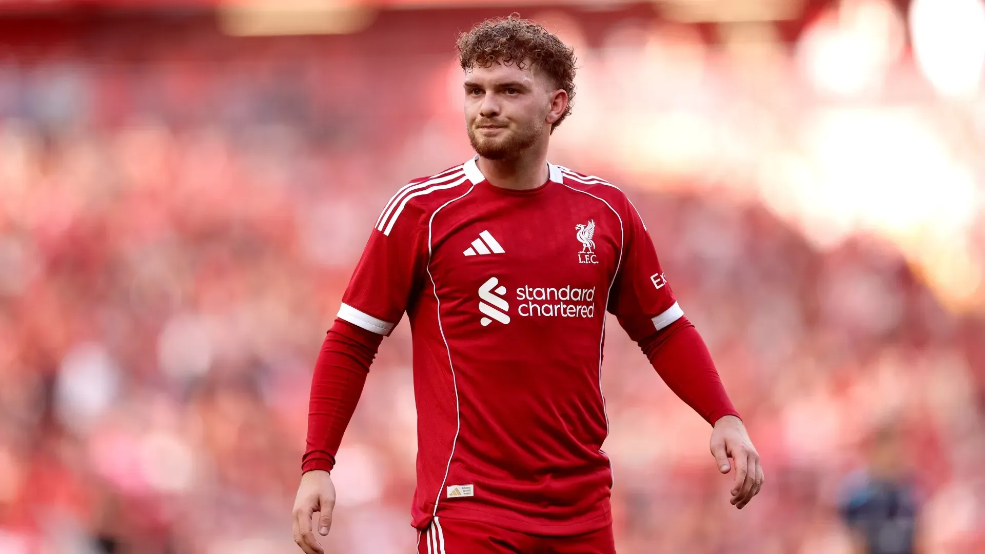 Harvey Elliott won the Premier League title last season with Liverpool.